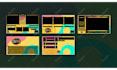 custom design twitch overlay, kick overlay, scene animation