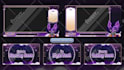 design anime or vtuber twitch, youtube stream overlays