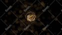 design 3d realistic gold coin logo 4k animation,crypto,bitcoin,token,nft art