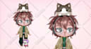 draw cute anime character chibi art style for your oc, pfp, vtuber