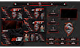 custom design twitch overlay, kick overlay, scene animation