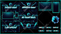 custom design twitch overlay, kick overlay, scene animation
