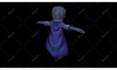 do a retro low poly 3d vtuber in ps1 or n64 style