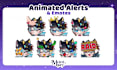 create custom animated twitch alert or emote for vtuber