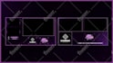 custom design twitch overlay, kick overlay, scene animation
