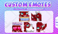 create custom chibi emotes for twitch, discord, vtuber stream or animated emotes