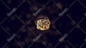 design 3d gold, silver coin animation 4k, crypto token, and bitcoin logo