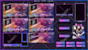 custom design twitch overlay, kick overlay, scene animation