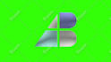 create a 3d rotating logo animation 360 seamless loop