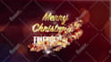 create elegant merry christmas 2022 promo video with logo