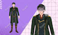 design vtuber anime character avatar model for live2d