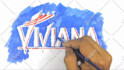 really paint your logo for intro video or speed painting