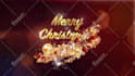 create elegant merry christmas 2022 promo video with logo