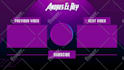 design an amazing youtube outro in 24 hours