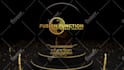 create luxury gold logo video intro animation in 4k