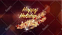 create elegant merry christmas 2022 promo video with logo