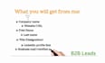 b2b leads generation, linkedin, email, targeted leads