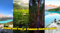 create travel and nature shorts or reels