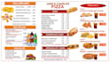 design modern TV menu screen or digital menu board