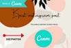 design canva instagram amazing post templates