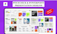 pitch deck presentation template powerpoint design pitch deck figma canva slide