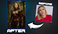 turn you into a realistic superhero portrait