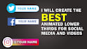 create the best animations and lower thirds in 24h