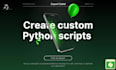 create custom python scripts and web solutions