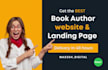 build ebook website, ebook landing page, author website, book sales, wordpress