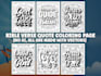 design christian bible verse coloring book for amazon KDP