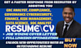 craft a engineering resume for cybersecurity, data science, IT consultant, tech