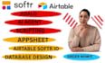 airtable softr io, adalo, ai agent, appsheet,scripting, database design