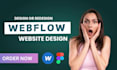 design a responsive webflow website or figma to webflow