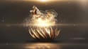 create amazing golden lotus flower animation in 4k