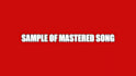 mix and master the song you created
