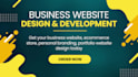design small business wordpress website or redesign small business website