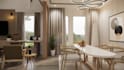 do a realistic interior design service with a 3d walkthrough