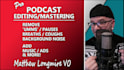 clean up and master your podcast audio