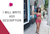 write rich aso description for your app or game