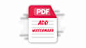 add PDF watermark logo professionally