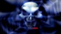 make scary skull say your site name
