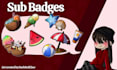create custom sub badges for streamers