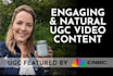 create engaging user generated content for tiktoks, reels and ads