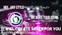make a profesional custom dj mix for you, dj party