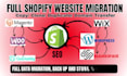 build shopify store migration clone wordpress godaddy magento to shopify store