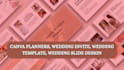 design wedding pitch slides, canva presentation deck template, event tracker