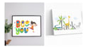 create cute digital wall art for nursery, kids room or etsy shop