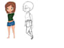 design a character model sheet for you