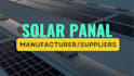 be solar panel sourcing agent from alibaba china