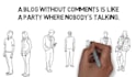write 3 quality comments on your blog